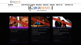 What Jbgbevents.com website looked like in 2020 (4 years ago)