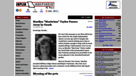 What Joplinindependent.com website looked like in 2020 (3 years ago)