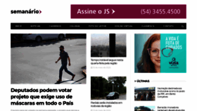 What Jornalsemanario.com.br website looked like in 2020 (3 years ago)