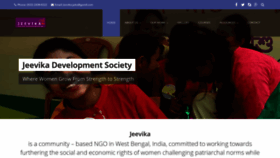 What Jeevikadevelopmentsociety.org website looked like in 2020 (3 years ago)