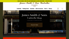 What James-smith.co.uk website looked like in 2020 (3 years ago)