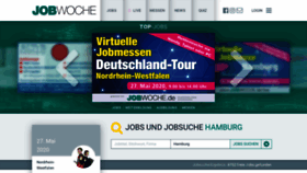 What Jobwoche.de website looked like in 2020 (3 years ago)