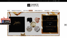 What Janicepaper.com website looked like in 2020 (3 years ago)