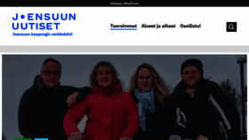 What Joensuunuutiset.fi website looked like in 2020 (4 years ago)