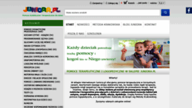 What Juniora.pl website looked like in 2020 (3 years ago)
