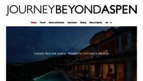 What Journeybeyondaspen.com website looked like in 2020 (3 years ago)