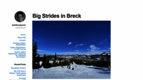 What Joshdoody.com website looked like in 2020 (5 years ago)