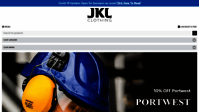 What Jklclothing.co.uk website looked like in 2020 (4 years ago)