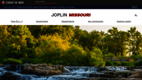 What Joplinmo.org website looked like in 2020 (3 years ago)