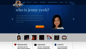 What Jennyyeoh.com website looked like in 2020 (3 years ago)