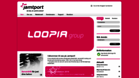 What Jamtport.se website looked like in 2020 (3 years ago)