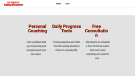 What Joekelly.org website looked like in 2020 (3 years ago)