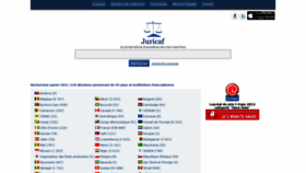 What Juricaf.org website looked like in 2020 (3 years ago)