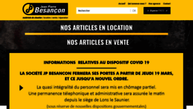 What Jpbesancon.com website looked like in 2020 (3 years ago)