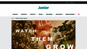 What Juniormagazine.co.uk website looked like in 2020 (3 years ago)