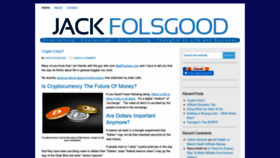 What Jackfolsgood.com website looked like in 2020 (3 years ago)