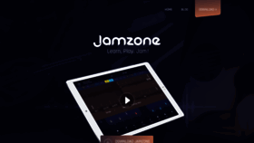 What Jamzone.com website looked like in 2020 (3 years ago)