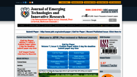 What Jetir.org website looked like in 2020 (5 years ago)