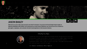 What Jasonbaileydesign.com website looked like in 2020 (3 years ago)