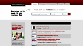 What Jobsintown.de website looked like in 2020 (3 years ago)