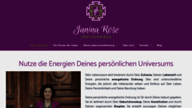 What Janina-rose.de website looked like in 2020 (4 years ago)