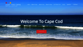 What Justthecape.com website looked like in 2020 (3 years ago)