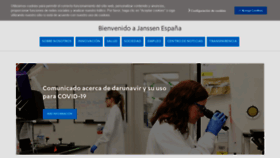 What Janssen.es website looked like in 2020 (3 years ago)