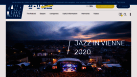 What Jazzavienne.com website looked like in 2020 (3 years ago)