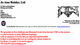 What Joannreisler.com website looked like in 2020 (5 years ago)