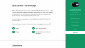 What Jacektorun.pl website looked like in 2020 (3 years ago)