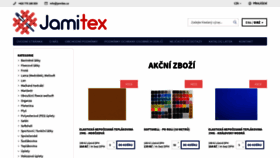 What Jamitex.cz website looked like in 2020 (3 years ago)