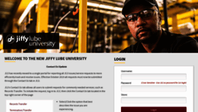 What Jiffylubeuniversity.com website looked like in 2020 (3 years ago)