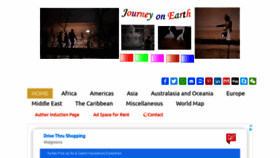What Journeyonearth.com website looked like in 2020 (3 years ago)