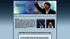 What Johnnydepp-zone.com website looked like in 2020 (3 years ago)