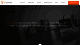 What Jfconcept.de website looked like in 2020 (3 years ago)