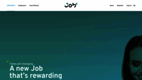 What Job.com website looked like in 2020 (3 years ago)