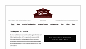 What Jdlohrschoolofwoodworking.com website looked like in 2020 (3 years ago)