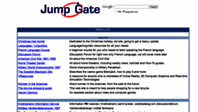 What Jump-gate.com website looked like in 2020 (3 years ago)