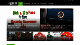 What Jobsharyana.com website looked like in 2020 (3 years ago)