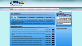 What Jobswithfun.com website looked like in 2020 (3 years ago)