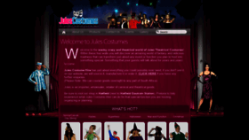 What Julescostumehire.co.za website looked like in 2020 (3 years ago)