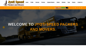 What Jyotispeedpackers.com website looked like in 2020 (3 years ago)