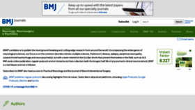 What Jnnp.bmj.com website looked like in 2020 (3 years ago)