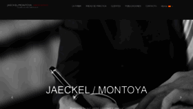 What Jaeckelmontoya.com website looked like in 2020 (3 years ago)