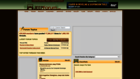What Jeepforum.com website looked like in 2020 (3 years ago)