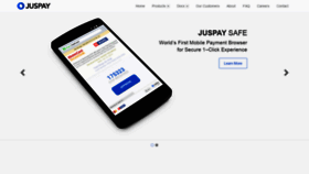 What Justpay.in website looked like in 2020 (3 years ago)