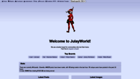 What Julay.world website looked like in 2020 (3 years ago)