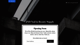 What Justnailsdirect.com website looked like in 2020 (3 years ago)