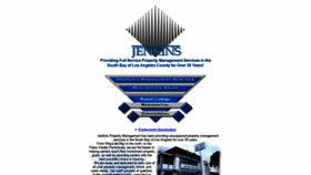 What Jenkinspropertymanagement.com website looked like in 2020 (3 years ago)