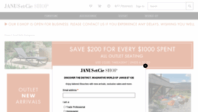 What Janusoutlet.com website looked like in 2020 (3 years ago)